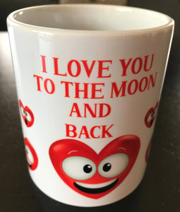 I love you to the moon mug - Image #2