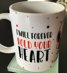 I will forever hold your heart mug - Image #3