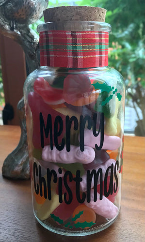 Merry Christmas Lolly jar - Image #1