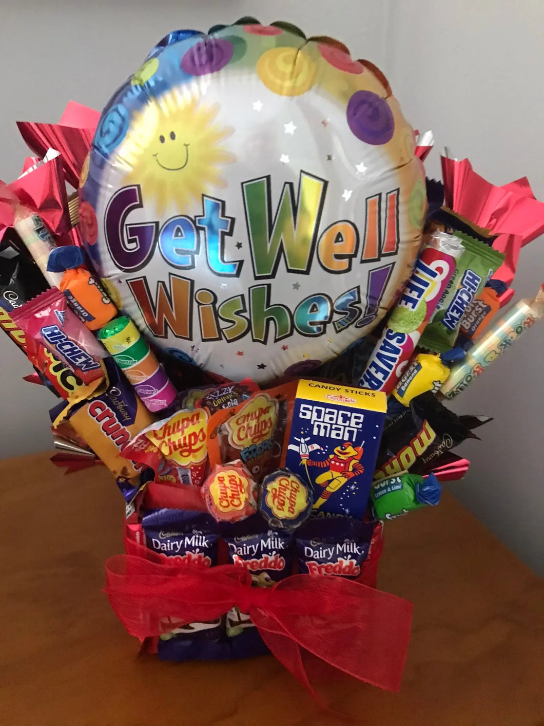 Get well wishes balloon bouquet - Image #1