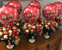 Load image into Gallery viewer, Jingle bell xmas bouquet - no heart but lindts
