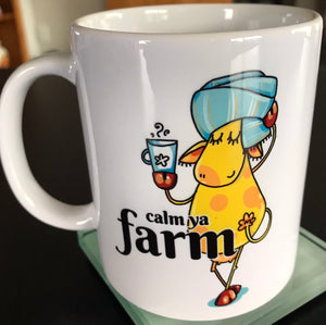 Cow farm mugs