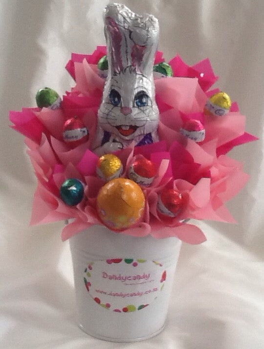 Small bucket Easter bouquet