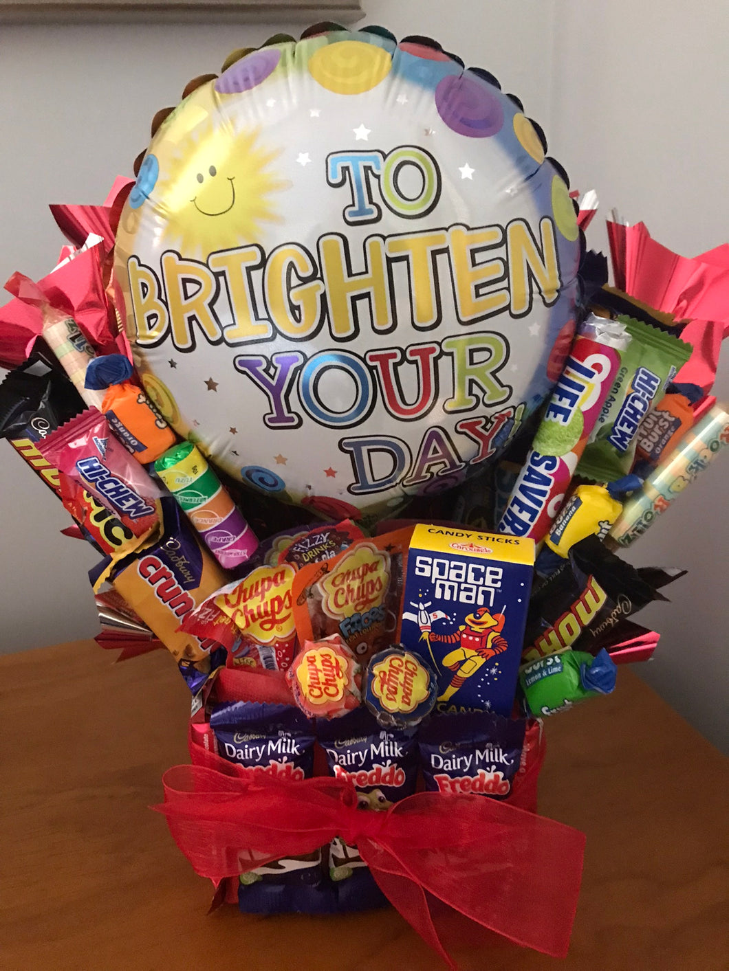 To Brighten your day balloon bouquet