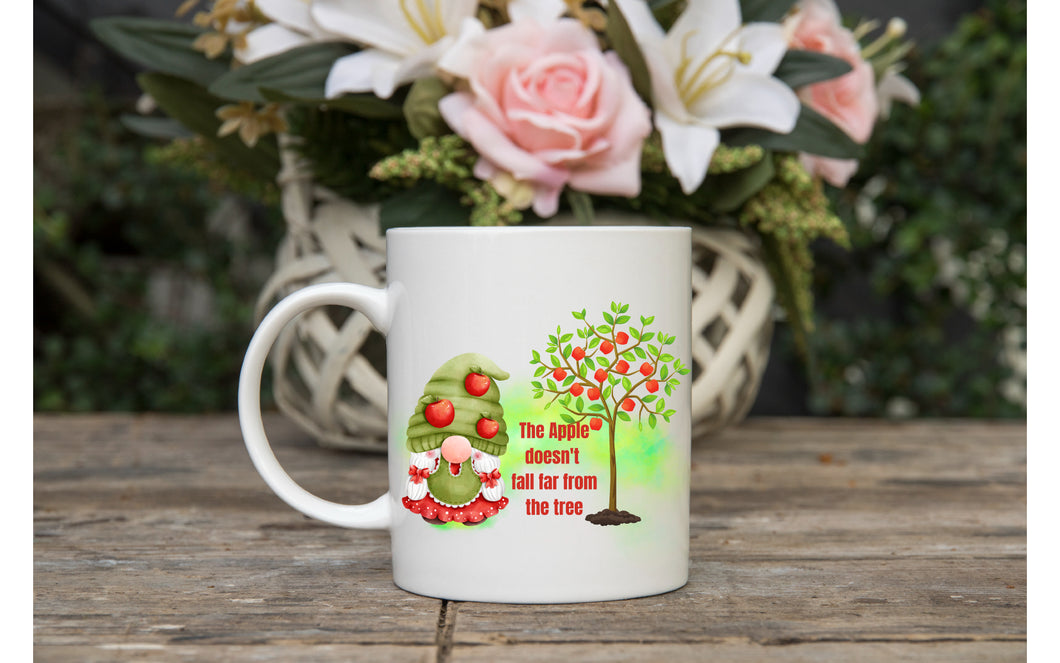 The Apple doesn't fall far from the tree mug chocolate bouquet