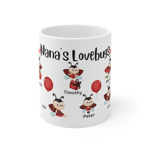 Nana,s, Grandma’s, Grammy,s, Grandads….lovebug mug