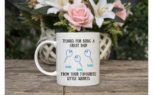 Thanks for being a great Dad mug chocolate bouquet